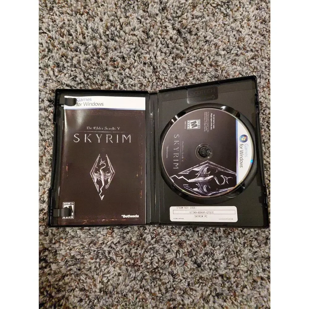 The Elder Scrolls V Skyrim PC Games for Windows Manual Map Used Key